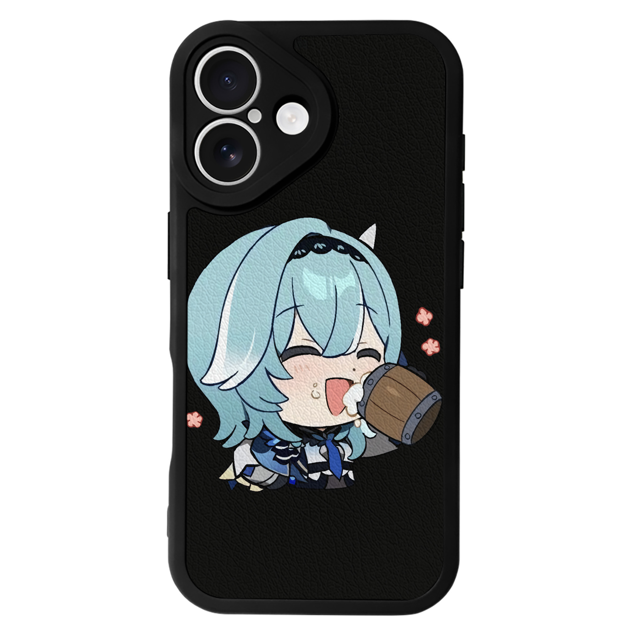 げんし神 优菈 ゆうら genshin Yūra 【iPhone 16シリーズ対応】シリコンスマホケース（レザー調） 材質：シリコン
